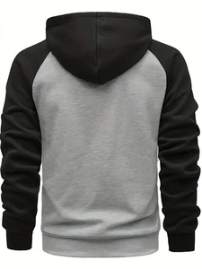 Sudadera con Capucha Personalizada para Hombre, Estilo Urbano, Tinte Liso, Precio de Fabricante al por Mayor, para Uso en Invierno, Básica, Mezcla de Algodón - Product Image 2