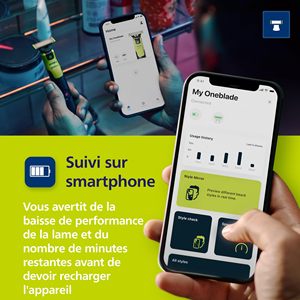 Rasoir électrique réglable pour barbe et corps avec kit de lames en céramique - Product Image 1