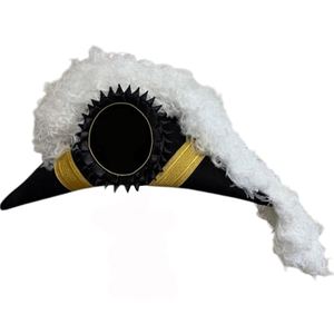 Chapéu de los Caballeros Templarios Anteriores Comandantes, Plumas Totalmente Blancas, Los Mejores Productos Masónicos al Por Mayor - Product Image 5