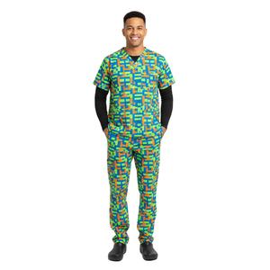 ชุดสครับแพทย์ชายแบบปรับแต่งได้ คุณภาพสูง ทนทาน เสื้อคอวีและกางเกง ชุดยูนิฟอร์มคลินิกโรงพยาบาล สำหรับผู้เชี่ยวชาญมืออาชีพ - Product Image 4