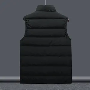 Veste softshell légère pour homme Veste sans manches coupe-vent doublée polaire pour le golf, la course et la randonnée - Product Image 2