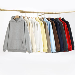 Heavyweight 450GSM Athletic Hoodies <b>Mens</b> French Terry Hooded Custom Logo Cotton Polyester Blend Streetwear <b>Pullover</b> Hoodies <b>Men</b> - Product Image 1