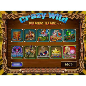 Игровая плата для аркадных автоматов 10 в 1 Multi Games Crazy Wild Super Link V1 V2 V4 V5 V6 V7 V8 V9 V10 V12 V13 - Product Image 6