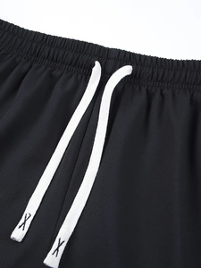 Pantalon chino en coton pour hommes personnalisé en gros shorts de rue coupe régulière confortables poches courtes shorts de gymnastique polyester - Product Image 3