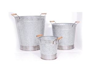 Vajilla decorativa de Metal, maceta para flores, uso para el hogar y el jardín, maceta, tamaño personalizado, hecha a mano a granel - Product Image 2