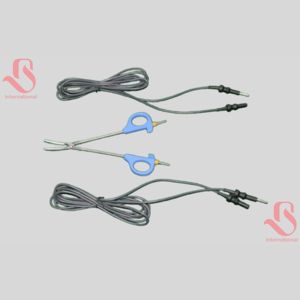 BISONS Vente en gros de scelleuses vasculaires bipolaires manuelles laparoscopiques en acier inoxydable, 3 pièces, avec pince et câble en silicone de 3 mètres - Product Image 1