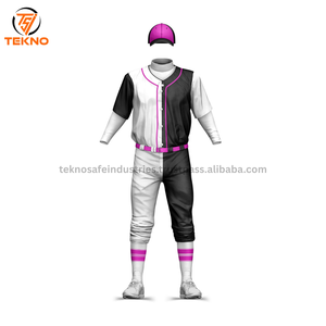 Servicio OEM Ropa deportiva Diseño personalizado Tamaño Uniforme de béisbol Nuevo modelo Precio de fábrica Poliéster Uniforme de béisbol con logotipo personalizado - Product Image 5