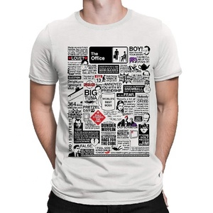 T-shirts pour hommes en coton 100% personnalisables, neufs, imprimés numériquement, sublimation, tricot, col demi-manches, écologiques, anti-boulochage - Product Image 6