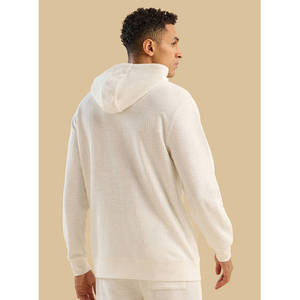 Sudadera con Capucha de Algodón French Terry con Efecto Ácido, Corte Regular, Manga Larga, Estilo Urbano, con Bolsillo, Ropa Personalizada para Hombre - Product Image 5