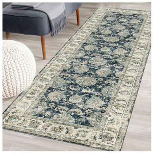 Vintage Perla Washable Flat Weave <b>Rug</b> for Living Room Hallway Large Areas - Product Image 4
