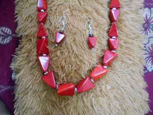 Handmade 8mm Pearl Beaded <b>Crystal</b> Choker Necklace with Glass & Resin Natural Stone <b>Crafts</b> Jewelry by MS Handicraft - Product Image 3