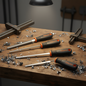 Limas y esmerilas de medio corte con mango antideslizante de doble material - Product Image 3