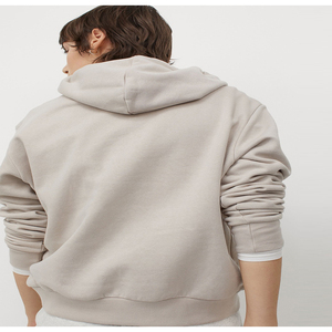 Sudadera con capucha de lana de gran tamaño para mujer, ropa de calle impresa con logotipo personalizado, sudadera informal de moda de invierno - Product Image 2