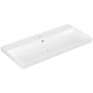 Villeroy & Boch AVENTO Cabinet Washbasin 1000x470mm 3-L Arm Alpine White Bathroom <b>Sink</b> - Product Image 1