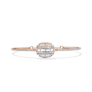 Bracelet de luxe en gros, bracelet infini en or véritable 18 carats avec diamants, bijoux en or massif pour femmes et filles - Product Image 5