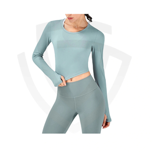 Conjunto Deportivo de 2 Piezas para Gimnasio, Correr, Yoga, Ropa Deportiva, Sujetador Deportivo, Top Corto, Pantalones Cortos de Cintura Alta, Conjuntos Deportivos para Mujer - Product Image 1
