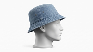 Sombrero de Pescador de Mezclilla con Ojales Metálicos, Protección Solar, para Exteriores, Venta al por Mayor, Logotipo Personalizado, Alta Calidad, OEM, ODM, MOQ Bajo - Product Image 4