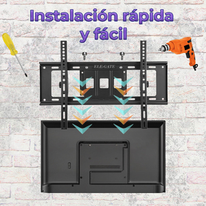 Supporto TV per Schermi da 35 a 75 Pollici, Braccio in Acciaio Doppio Estensibile con Funzione Girevole, Supporto o Staffa TV in Confezione Sigillata - Product Image 6