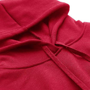 Sweats à capuche pour femmes avec impression de logo personnalisé du service OEM vente en gros de sweats à capuche pour femmes avec contraste de couleur - Product Image 4