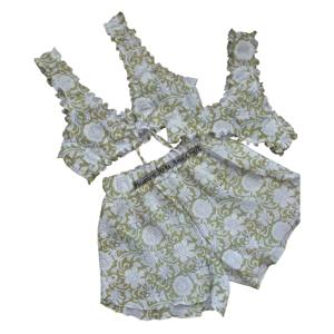 Lencería Sexy para Mujer, Ropa de Dormir de Algodón para Chicas, Pijama para Adultos, Conjunto de Pijama con Sujetador, Braguita y Pantalones Cortos - Product Image 2