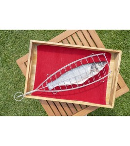 Griglia per pesce in acciaio inox 54x13,5 cm (Sauvic 2610) - Product Image 2
