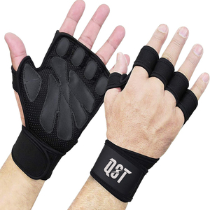 Guantes de Entrenamiento Cruzado de Cuero para Levantamiento de Pesas, Transpirables, con Soporte para Muñeca, para Gimnasio, Fitness y Ejercicio - Product Image 3