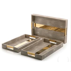 Qualité supérieure Luxueux Hôtel Restaurant Équipement de service de restauration Plateau de serveur de nourriture Plateau en bois massif - Product Image 6