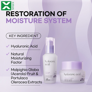 <span class=keywords><strong>Set</strong></span> di Toner per il viso con acido ialuronico personalizzato crema idratante per il viso sbiancante <span class=keywords><strong>Set</strong></span> per la cura della pelle Anti invecchiamento delle donne - Product Image 3