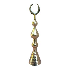 Minarets en laiton faits à la main de haute qualité artisanat arabe de Style religieux avec belle décoration en métal fini polonais - Product Image 3