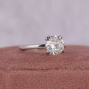 Diamant de laboratoire de coupe ronde diamant CVD diamant rond pour bague solitaire, cadeau de mariage - Product Image 6