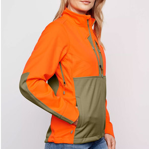 <b>High</b> Quality Women's Winter Outdoor <b>Softshell</b> <b>Jacket</b> Stand Top Trending Latest Design Breathable Dyed Cotton Filled Wholesale - Product Image 6
