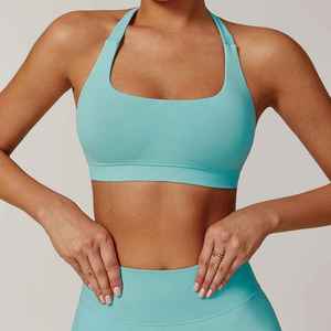 Sujetadores Deportivos de Alta Calidad Fabricados en Fábrica, 80% Nailon, 20% Elastano, para Mujer, para Gimnasio, Yoga, Fitness - Product Image 3