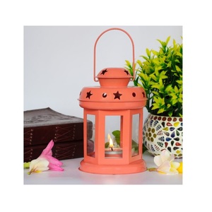 โคมไฟซัลซ่าหลากสีพร้อมที่วางเทียนดีไซน์ทาสีตกแต่งโลโก้ได้ตามต้องการ - Product Image 1