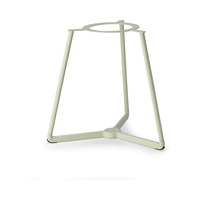 Base de table d'extérieur, base en aluminium moulé sous pression avec tubes en acier peint, H50 cm, pour dessus de table rond ou carré