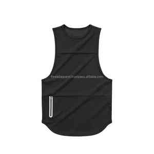 OEM fabricante de alta calidad transpirable Casual 2025 hombres sin mangas Fitness chaleco Stringer gimnasio desgaste camisetas sin mangas sueltas - Product Image 6