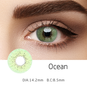 Boîte à lentilles de contact respirante personnalisée, emballée dans un sac OPP, service complet pris en charge, usine, lentilles de 14,2 mm, commande d'une paire. - Product Image 4