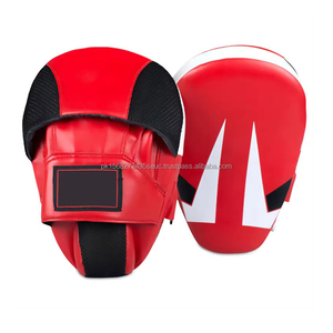 2024 gants de boxe incurvés professionnels mitaines de mise au point en cuir PU imprimées de haute qualité et tampons de frappe - Product Image 6