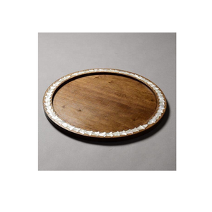 ถาดไม้อะคาเซียและมุกสำหรับจัดแสดงอาหารถาดเสิร์ฟอาหารดีไซน์สวยสำหรับเด็กกำหนดขนาดได้เอง - Product Image 5