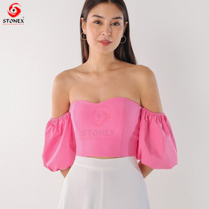 เสื้อเกาะอกแขนกุดสำหรับผู้หญิงเสื้อครอปท็อปแบบถอดได้สำหรับผู้หญิงเสื้อครอปดีไซน์ล่าสุด - Product Image 5