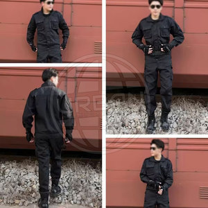 Tenue de Garde de Sécurité Unisexe en Polyester/Coton, Modèle 2025, Dernière Conception, Impression Personnalisée, Qualité Supérieure, Vente Chaude - Product Image 3