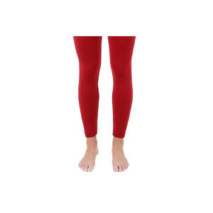 Leggings Senza Cuciture Foderati in Pile Rosso per Donna, Taglia Unica, Leggings Caldi con Vita Elastica, Materiale Sottile in Spandex, Disponibili Taglie Media e Grande - Product Image 5
