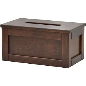 Caja de pañuelos de madera clásica, última mesa de color de madera natural, caja de pañuelos de madera decorativa al mejor precio - Product Image 5