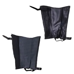 Polainas Ecuestres de Cuero Genuino Premium para Montar a Caballo - Diseño Occidental Personalizable, Fabricante de Polainas de Alta Calidad para Hombre - Product Image 6