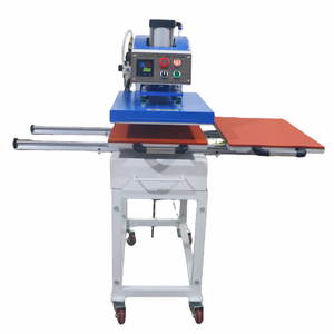 Presse à chaud automatique 40*40 / 40*50 / 40*60 / 48*48 cm, presse à transfert thermique pneumatique à double station pour t-shirts - Product Image 5