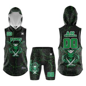 Nuevo diseño sostenible personalizado 7v7 bandera uniforme de fútbol banderas transpirables conjunto de fútbol para jugador de equipo con impresión por sublimación - Product Image 1