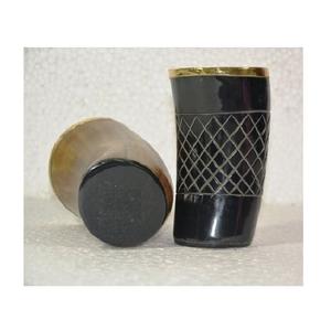 Logotipo personalizado Cuerno vikingo medieval Vaso para beber Respetuoso con el medio ambiente Hecho a mano Estilo animal Taza Vintage Barras pulidas para regalos - Product Image 6