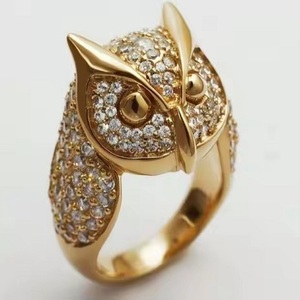 แหวนทองคำขาว14K เครื่องประดับฮิปฮอปแหวนเพชร S925สีเงินขนาดไมโครสำหรับผู้ชาย - Product Image 2