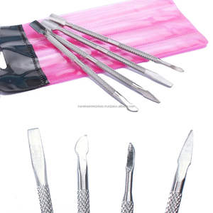 Juego de 4 Empujadores de Cutículas Profesionales de Acero Inoxidable, Removedor de Esmalte de Gel UV, Herramienta de Manicura y Pedicura, Logotipo Personalizado, Venta al Por Mayor - Product Image 2