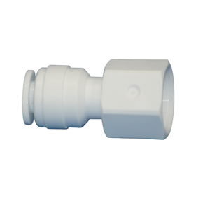 White Plastic <b>Quick</b> <b>Connector</b> 1 In Female Adaptor for Water Filter Parts Household Use - Product Image 4