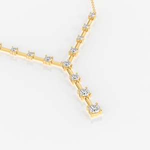 Collier en argent sterling avec diamant Celeste Moissanite pour femme - Product Image 1